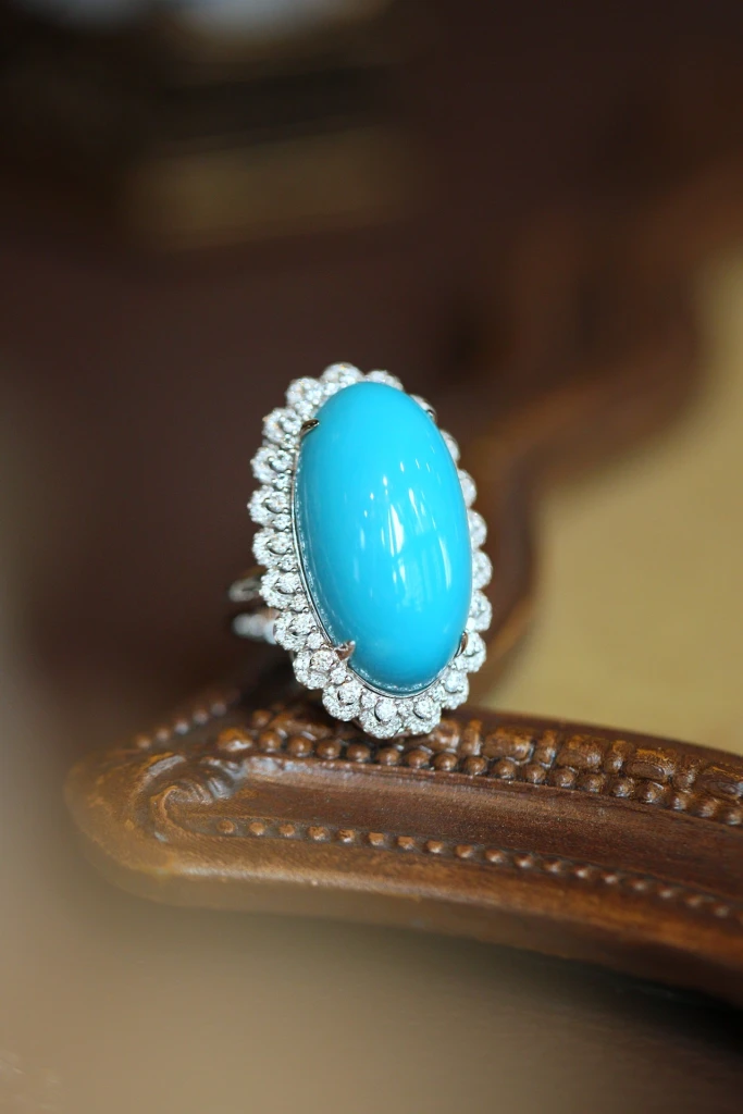 Découvrez cette nouvelle bague en turquoise de h...