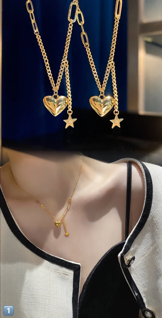 Collection of 18k gold diamond necklaces ✨ Chec...