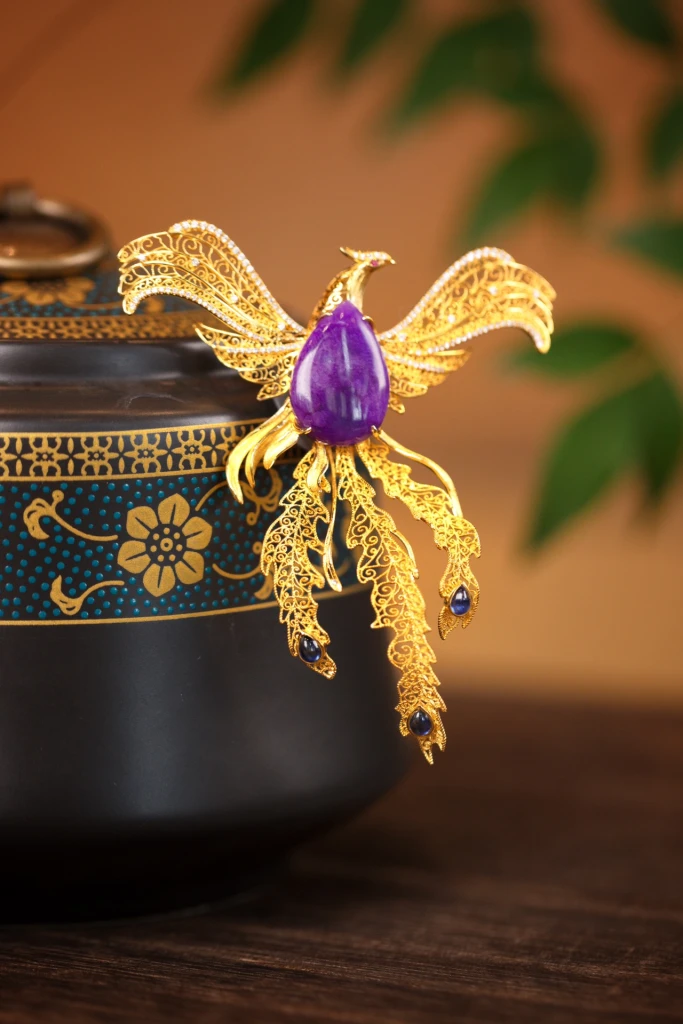 The Purple Phoenix, a symbol of elegance and nob...