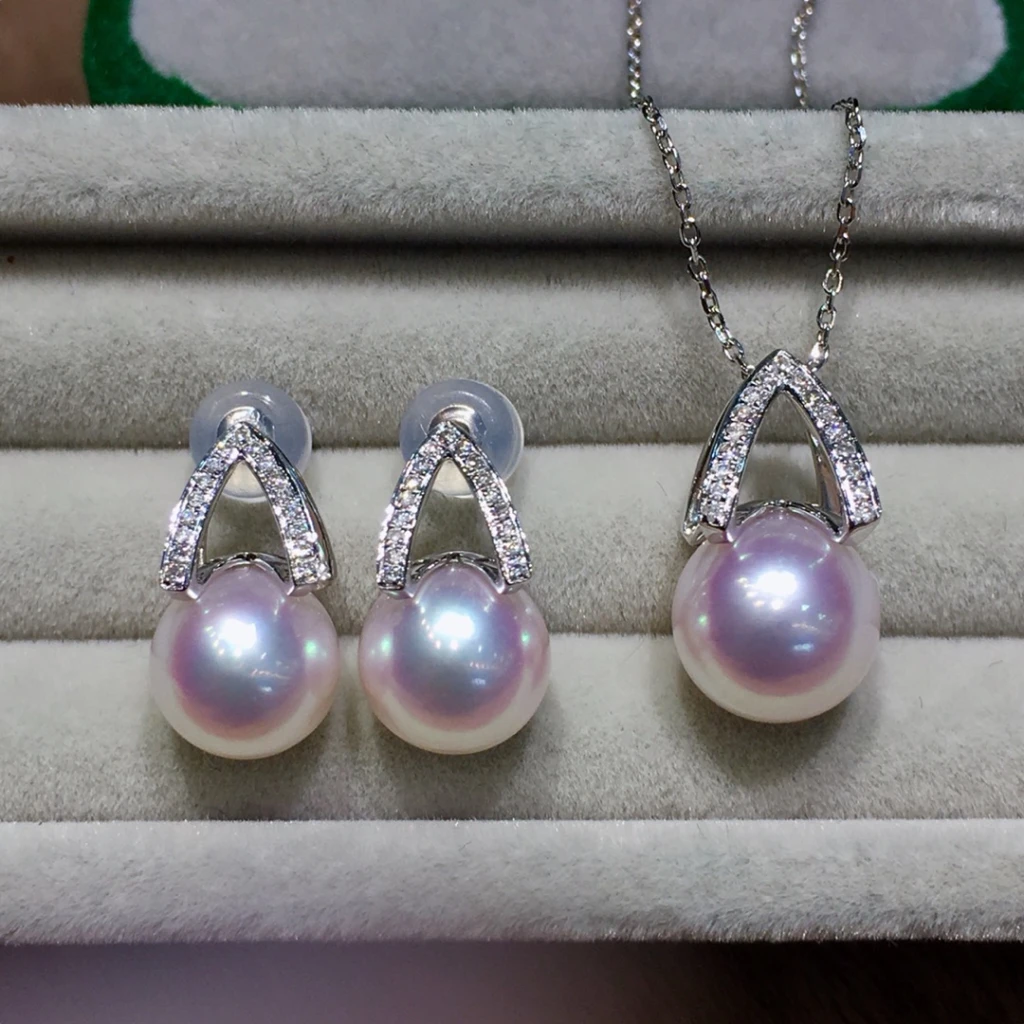 일본 AKOYA 세트✨✨ MIKIMOTO 러바 대표 아이템[眨...